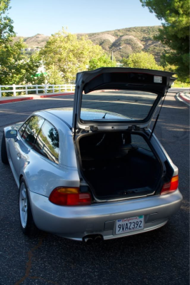 1999 BMW Z3 Coupe in Arctic Silver Metallic over Black