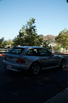 1999 BMW Z3 Coupe in Arctic Silver Metallic over Black