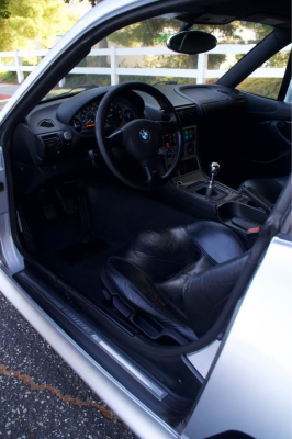 1999 BMW Z3 Coupe in Arctic Silver Metallic over Black