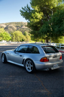 1999 BMW Z3 Coupe in Arctic Silver Metallic over Black