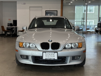 1999 BMW Z3 Coupe in Arctic Silver Metallic over Black