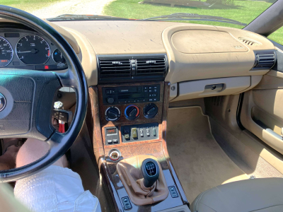 1999 BMW Z3 Coupe in Hell Red over E36 Sand Beige