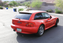 1999 BMW Z3 Coupe in Hell Red over E36 Sand Beige