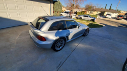 1999 BMW Z3 Coupe in Arctic Silver Metallic over Extended Black