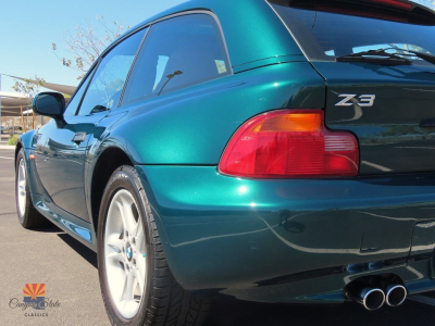 1999 BMW Z3 Coupe in Boston Green Metallic over Walnut