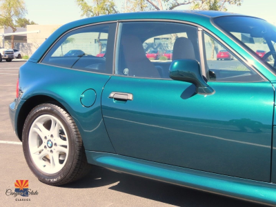 1999 BMW Z3 Coupe in Boston Green Metallic over Walnut