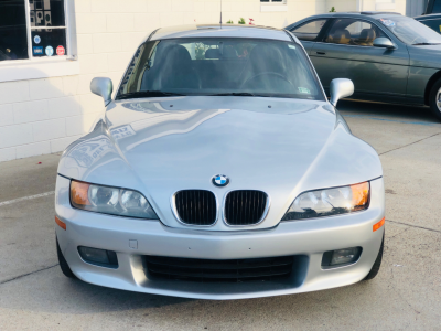 1999 BMW Z3 Coupe in Arctic Silver Metallic over Black