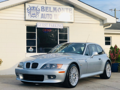 1999 BMW Z3 Coupe in Arctic Silver Metallic over Black