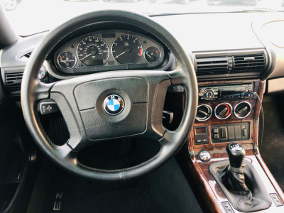 1999 BMW Z3 Coupe in Arctic Silver Metallic over Black