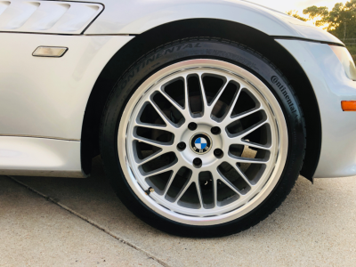 1999 BMW Z3 Coupe in Arctic Silver Metallic over Black
