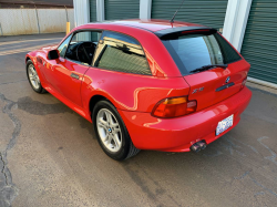 1999 BMW Z3 Coupe in Hell Red over Black
