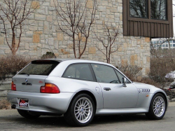 1999 BMW Z3 Coupe in Arctic Silver Metallic over Black