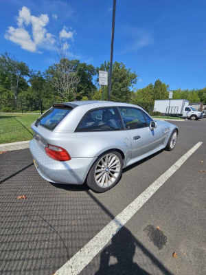 2000 BMW Z3 Coupe in Titanium Silver Metallic over Black