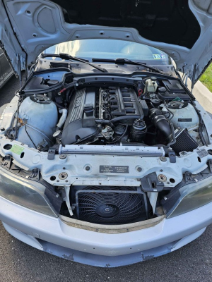 2000 BMW Z3 Coupe in Titanium Silver Metallic over Black