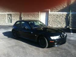 2000 BMW Z3 Coupe in Jet Black 2 over Walnut