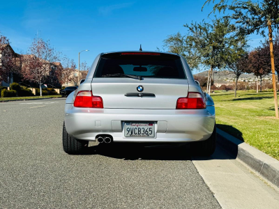 2000 BMW Z3 Coupe in Titanium Silver Metallic over Tanin Red