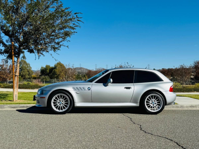 2000 BMW Z3 Coupe in Titanium Silver Metallic over Tanin Red