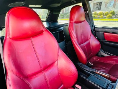 2000 BMW Z3 Coupe in Titanium Silver Metallic over Tanin Red