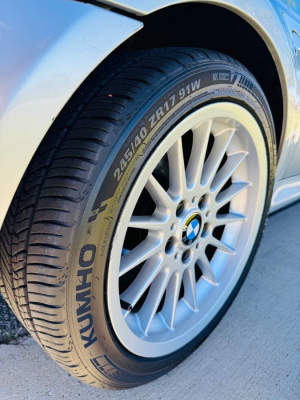 2000 BMW Z3 Coupe in Titanium Silver Metallic over Tanin Red