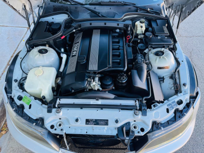 2000 BMW Z3 Coupe in Titanium Silver Metallic over Tanin Red