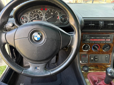 2000 BMW Z3 Coupe in Titanium Silver Metallic over Tanin Red