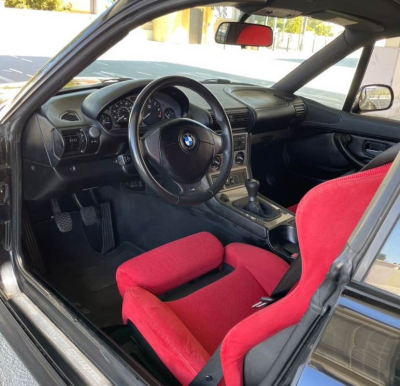 2000 BMW Z3 Coupe in Cosmos Black Metallic over Black