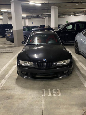 2000 BMW Z3 Coupe in Cosmos Black Metallic over Black