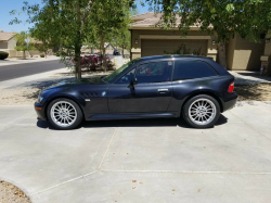 2000 BMW Z3 Coupe in Cosmos Black Metallic over Tanin Red