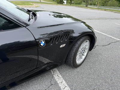 2000 BMW Z3 Coupe in Cosmos Black Metallic over Tanin Red