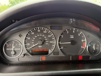 2000 BMW Z3 Coupe in Cosmos Black Metallic over Tanin Red