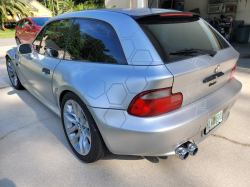 2000 BMW Z3 Coupe in Titanium Silver Metallic over Black