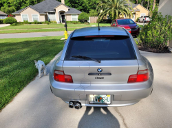 2000 BMW Z3 Coupe in Titanium Silver Metallic over Black