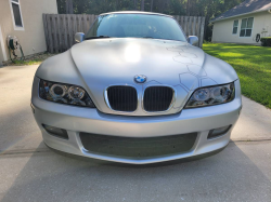 2000 BMW Z3 Coupe in Titanium Silver Metallic over Black