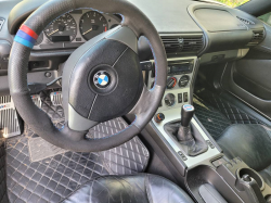 2000 BMW Z3 Coupe in Titanium Silver Metallic over Black