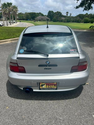 2000 BMW Z3 Coupe in Titanium Silver Metallic over Black