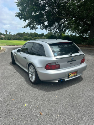 2000 BMW Z3 Coupe in Titanium Silver Metallic over Black