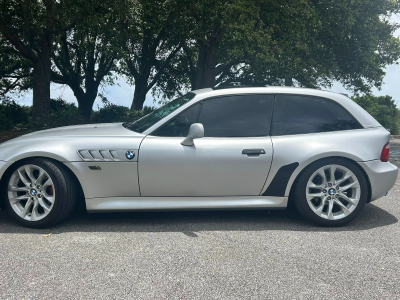 2000 BMW Z3 Coupe in Titanium Silver Metallic over Black