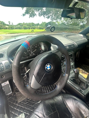 2000 BMW Z3 Coupe in Titanium Silver Metallic over Black
