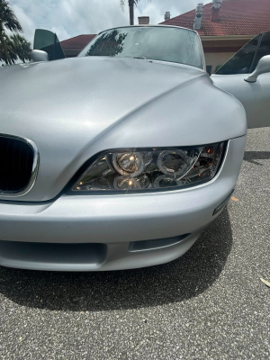 2000 BMW Z3 Coupe in Titanium Silver Metallic over Black
