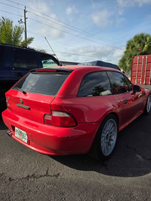 2000 BMW Z3 Coupe in Hell Red over E36 Sand Beige