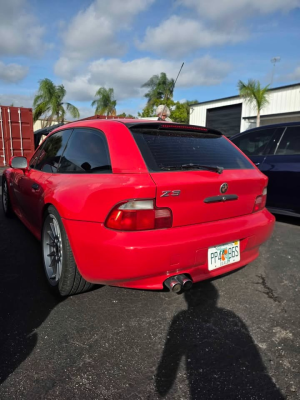 2000 BMW Z3 Coupe in Hell Red over E36 Sand Beige