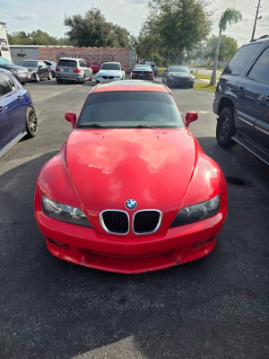 2000 BMW Z3 Coupe in Hell Red over E36 Sand Beige