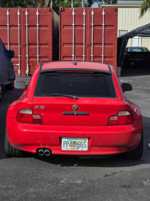 2000 BMW Z3 Coupe in Hell Red over E36 Sand Beige