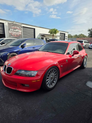 2000 BMW Z3 Coupe in Hell Red over E36 Sand Beige