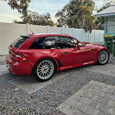 2000 BMW Z3 Coupe in Hell Red over E36 Sand Beige