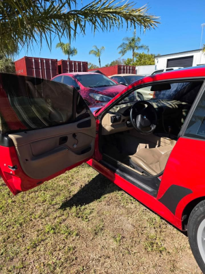 2000 BMW Z3 Coupe in Hell Red over E36 Sand Beige