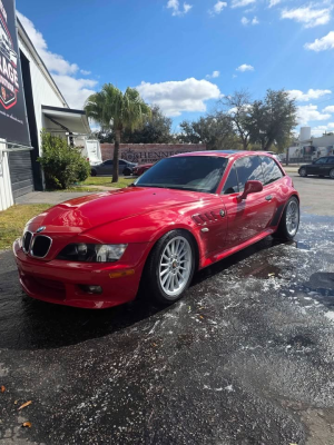 2000 BMW Z3 Coupe in Hell Red over E36 Sand Beige