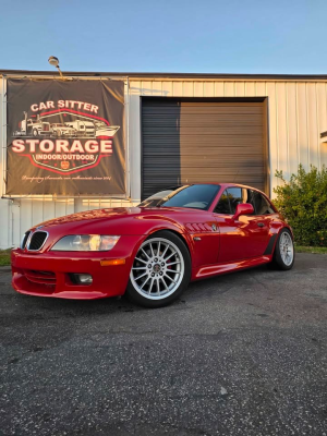 2000 BMW Z3 Coupe in Hell Red over E36 Sand Beige