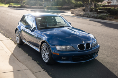 2000 BMW Z3 Coupe in Topaz Blue Metallic over E36 Sand Beige