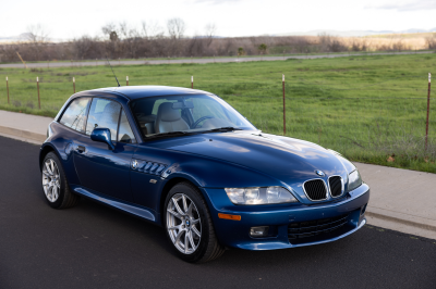 2000 BMW Z3 Coupe in Topaz Blue Metallic over E36 Sand Beige